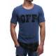 Madmext Men Printed Indigo T-shirt 2576 - İndigo