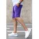 Madmext Purple Basic Capri for Men 4233 - Mor