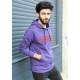 Madmext Men Purple Hoodie Sweatshirt 2825 - Mor