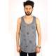 Madmext Men Printed Black Tank Top 2329 - Siyah