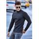 Madmext Dark Grey Turtleneck Jumper 4355 - Antrasit