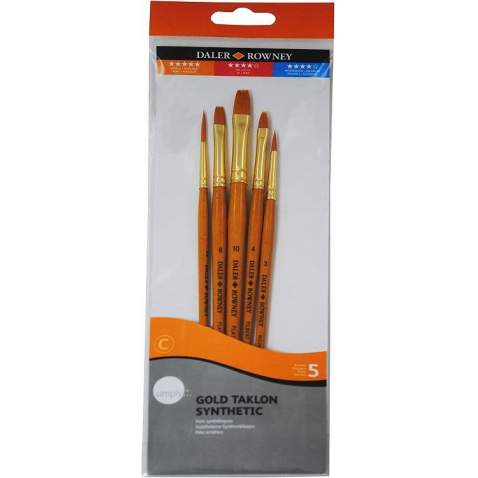 DALER ROWNEY FIRÇA SETİ 5 Lİ SET-2 ÜCRETSİZ KARGO