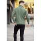 Petrol Green Designed Knitted Sweater 5769 - Petrol yeşili