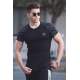 Madmext Black Basic T-shirt for Men 3011 - Siyah