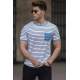 Madmext Men Blue T-shirt 5151 - Mavi