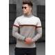 Madmext Men Beige Turtleneck Sweater 5149 - Bej