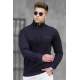 Madmext Men Black Sweatshirt 5155 - Siyah