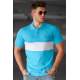 Madmext Men Blue Polo T-shirt 4973 - Mavi