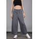 Mad Girls Smoke Gray Bell Bottom Sweatpants MG1100 - Füme