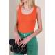 Women Orange Strappy Top - Turuncu