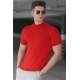 Madmext Men Mock Neck Knitwear Red T-shirt 5069 - Kırmızı