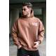 Madmext Men Brown Oversize Sweatshirt 5337 - Kahverengi