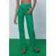 Mad Girls Green Palazzo Jeans Mg1189 - Yeşil