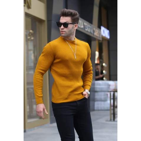 Mustard Knitwear Sweater 5183 - Hardal