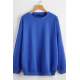 Mad Girls Blue Basic Sweatshirt MG806 - Saks