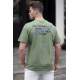 Madmext Men Khaki T-shirt 5222 - Haki