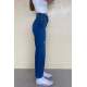 Women Blue Bell Bottom Jeans MG1519 - Mavi