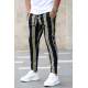 Madmext Black-Yellow Striped Sweatpants 4086 - Sarı