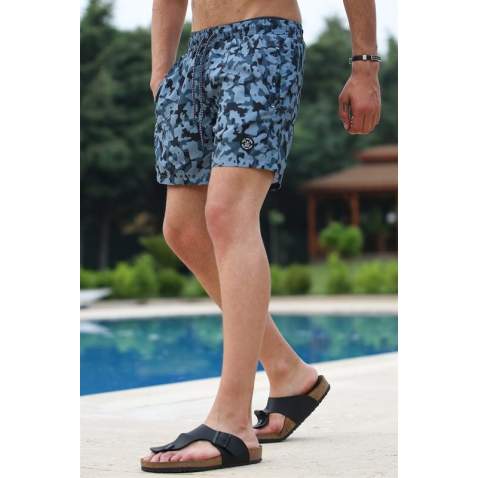 Madmext Men Anthracite Swim Shorts 5091 - Antrasit