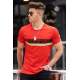 Madmext Red Printed T-shirt for Men 4610 - Kırmızı