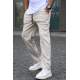 Beige Relaxed Jogger Trousers 5478 - Bej