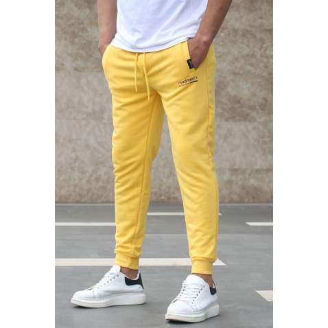 Madmext Basic Yellow Sweatpants 4209 - Sarı