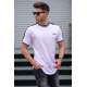 Madmext Men White T-Shirt 5374 - Beyaz