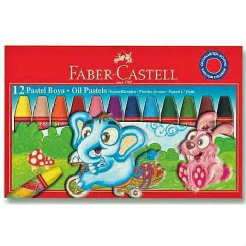 Faber Castell Pastel Boya 12 li Karton Kutu Ücretsiz Kargo