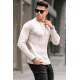 Stone Gray Knitwear Sweater 5760 - Taş rengi