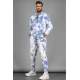 Madmext Blue Tie-Dye Men Tracksuit Set 4758 - Mavi