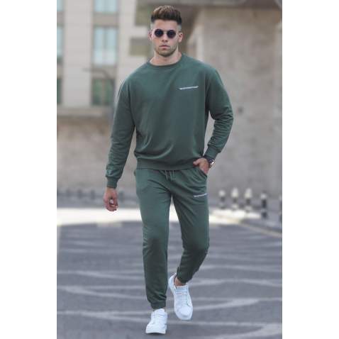 Madmext Men Khaki Tracksuit 5285 - Haki