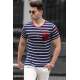 Madmext Men White T-shirt 2573 - Beyaz