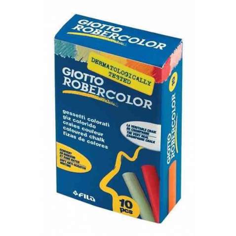 GİOTTO ROBERCOLOR TEBEŞİR 10'LU PAKET RENKLİ ÜCRETSİZ KARGO