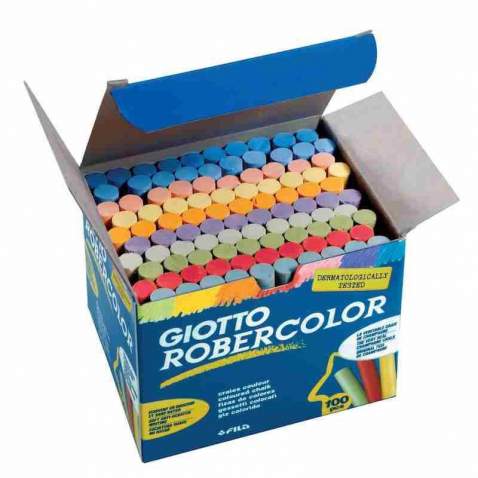 GİOTTO ROBERCOLOR TEBEŞİR RENKLİ 100'LÜ KUTU ÜCRETSİZ KARGO