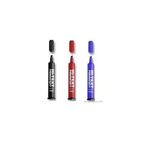 HI-TEXT PERMANENT MARKER KALEM 830PC, KESİK UÇLU KOLİ KALEMİ