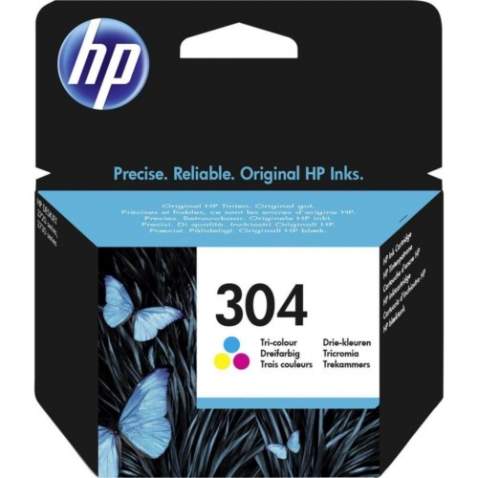 HP 304 Renkli Orjinal Kartuş Ücretsiz Kargo HP N9K05AE