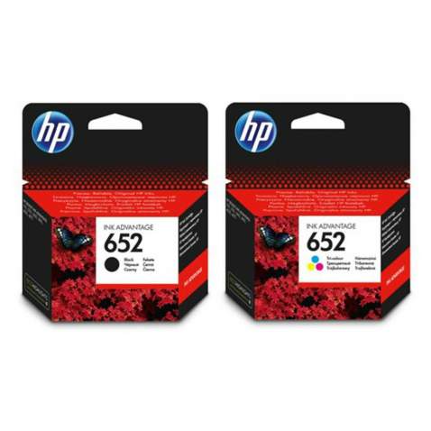 Hp 652 Siyah/Renkli Kartuş Deskjet 1115/2135/3635/3835/4535/4675