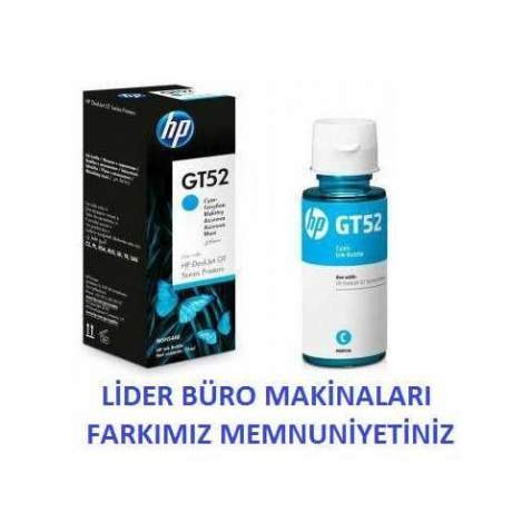 HP GT52 MAVİ MÜREKKEP ORİJİNAL M0H54AE ÜCRETSİZ KARGO