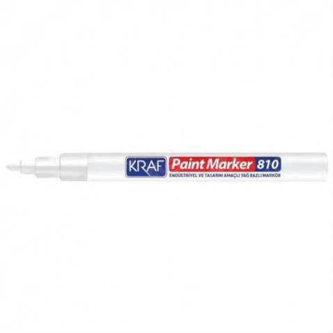 KRAF 810 PAİNT MARKER - ÇOK AMAÇLI YAĞ BAZLI MARKÖR BEYAZ RENK