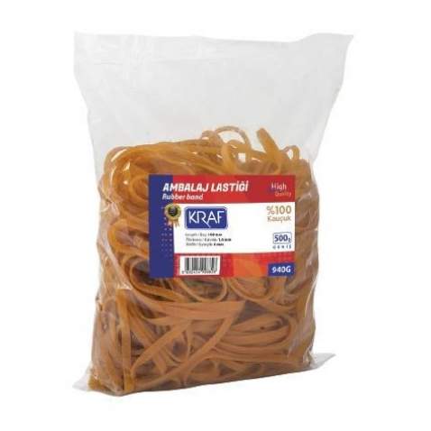 KRAF AMBALAJ LASTİĞİ %100 KAUÇUK 500GR GENİŞ 940G ÜCRETSİZ KARGO