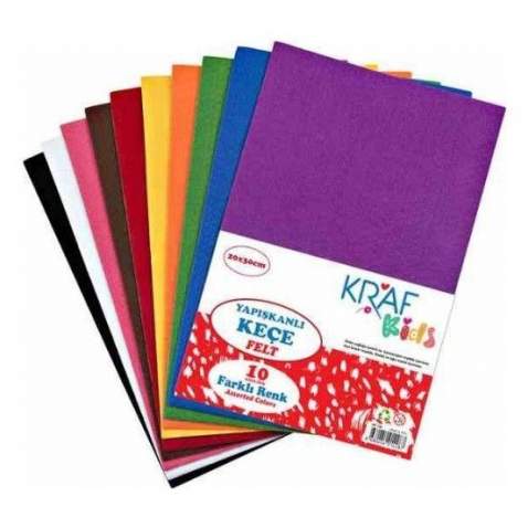 KRAF KIDS KEÇE 20x30 YAPIŞKANLI 10'LU ÜCRETSİZ KARGO