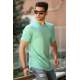 Madmext Green Basic T-shirt for Men 4500 - Yeşil