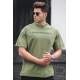 Madmext Men Khaki T-shirt 5219 - Haki