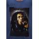 Madmext Dark Blue Bob Marley Printed T-shirt for Men 2634 - İndigo