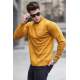 Mustard Turtleneck Knitwear Sweater 5784 - Hardal