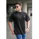 Madmext Men Black T-shirt 5355 - Siyah