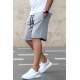 Madmext Men Gray Capri Shorts 4845 - Gri