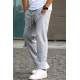 Dye Gray Basic Trousers 5479 - Boyalı gri