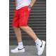 Madmext Red Capri Shorts 5403 - Kırmızı