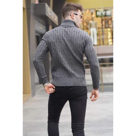 Anthracite Knitwear Sweater 5759 - Antrasit